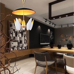 5 Light Chandelier Brief Art Modern Comtemporary Pendant Lamp