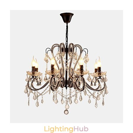 8 Lights Crystal Chandelier Modern Contemporary Traditional Classic Rustic Lodge Vintage Retro 8 Lights Crystal Chandelier Modern Contemporary Traditional Classic Rustic Lodge Vintage Retro