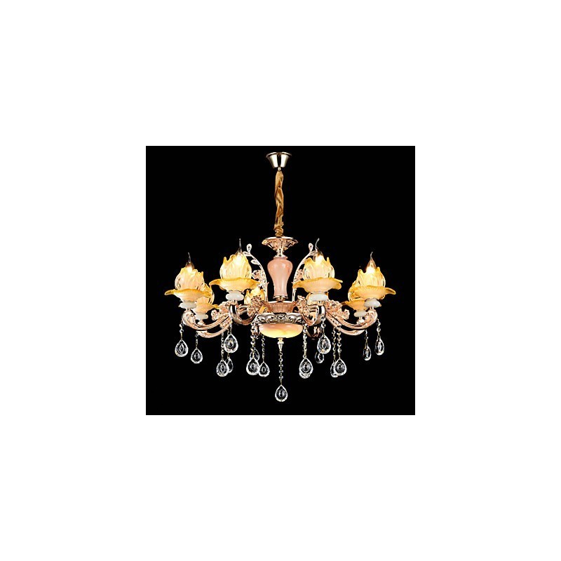 Modern Contemporary Traditional Classic Zinc Alloy Feature for Crystal Mini Style Metal Pendant Light