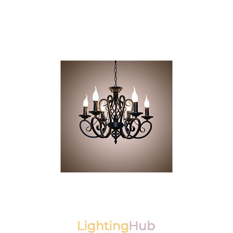 European Style Chandelier Dining Lights Simple Originality Innovative Candles 6 Lights