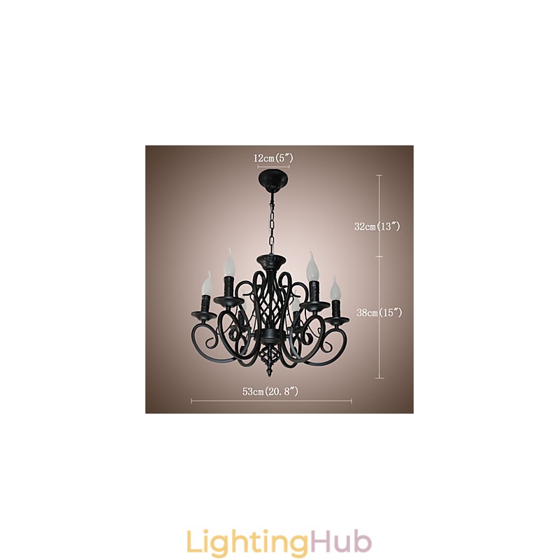 European Style Chandelier Dining Lights Simple Originality Innovative Candles 6 Lights
