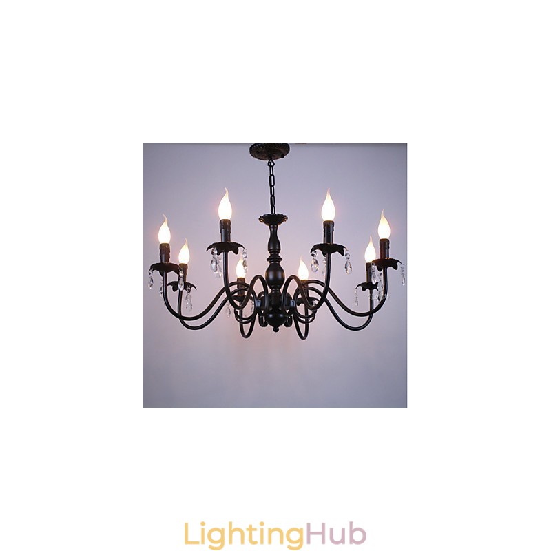 European Style Crystal Candle Lamp Lamp Clothing Shop Lamps And Lanterns Decoration Project Droplight