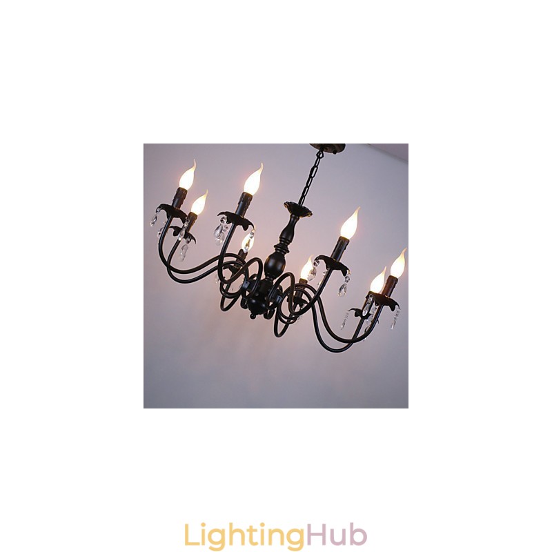 European Style Crystal Candle Lamp Lamp Clothing Shop Lamps And Lanterns Decoration Project Droplight