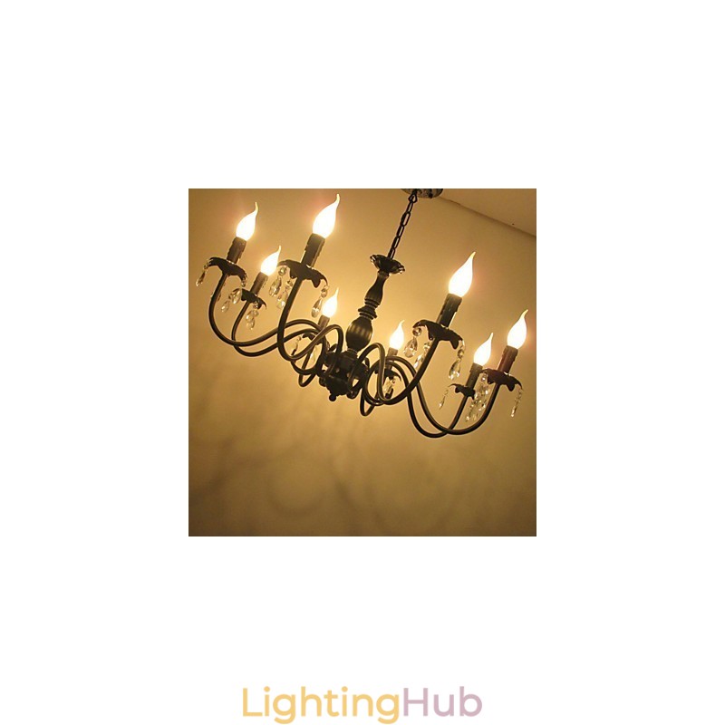 European Style Crystal Candle Lamp Lamp Clothing Shop Lamps And Lanterns Decoration Project Droplight