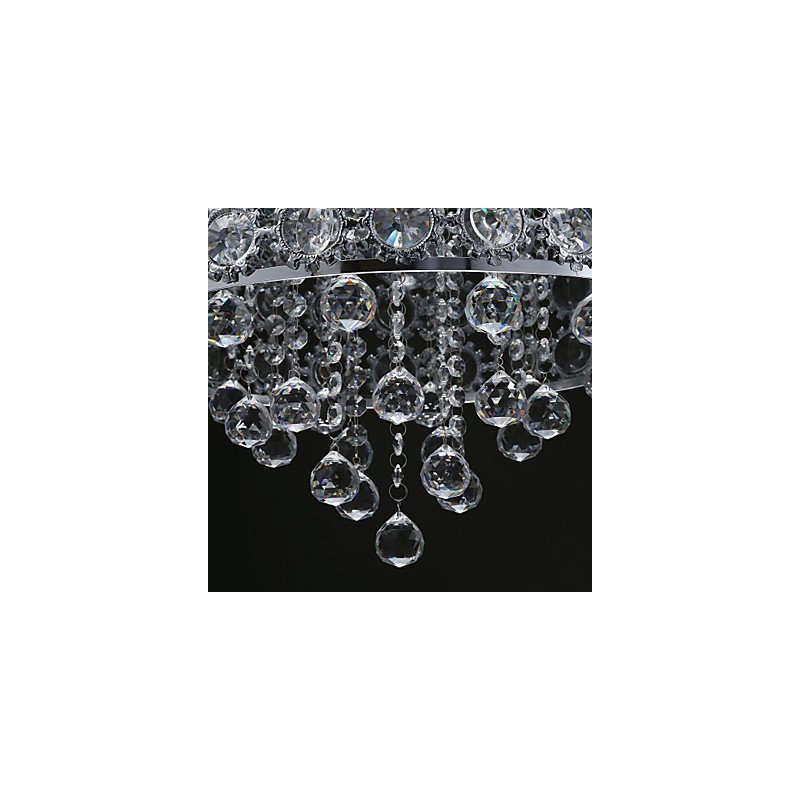 4 Lights Sunflower K9 Transparent Crystal Chandelier