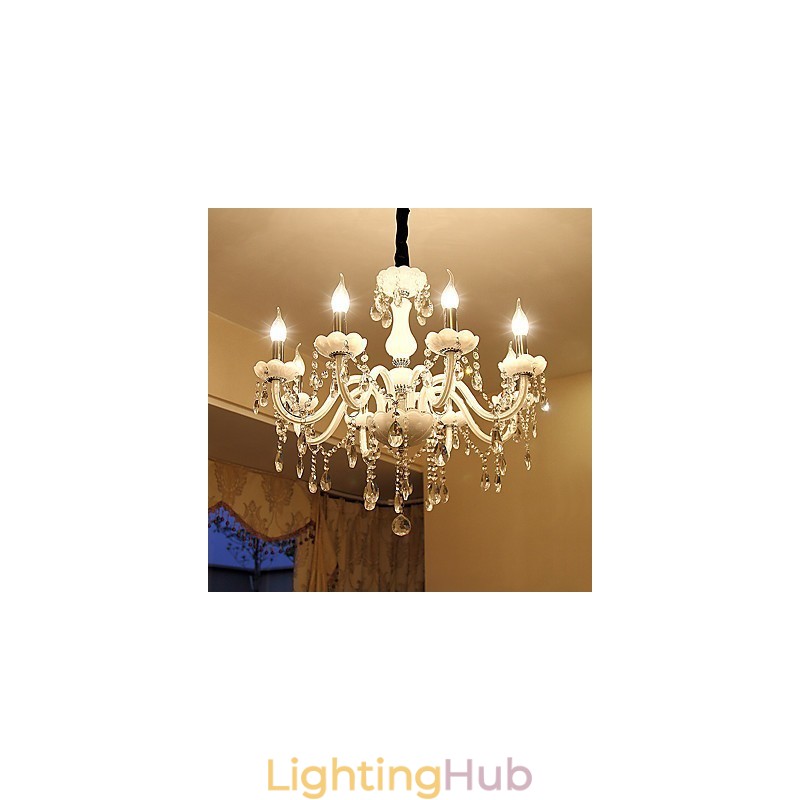 Modern Contemporary Traditional Classic Others Feature for Crystal Candle Style Glass Chandelier