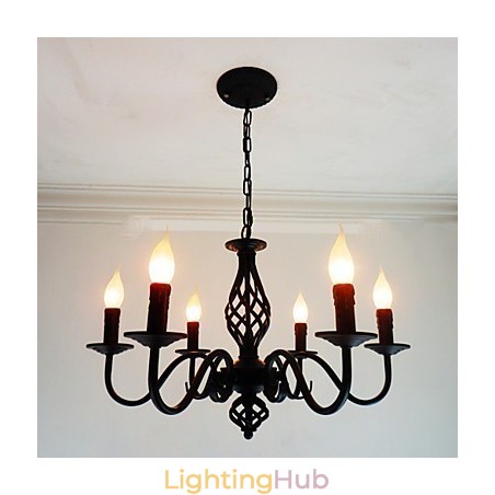 Artistic Chic & Modern Others Feature for Candle Style Metal Indoors 6 Bulbs Chandelier Artistic Chic & Modern Others Feature for Candle Style Metal Indoors 6 Bulbs Chandelier