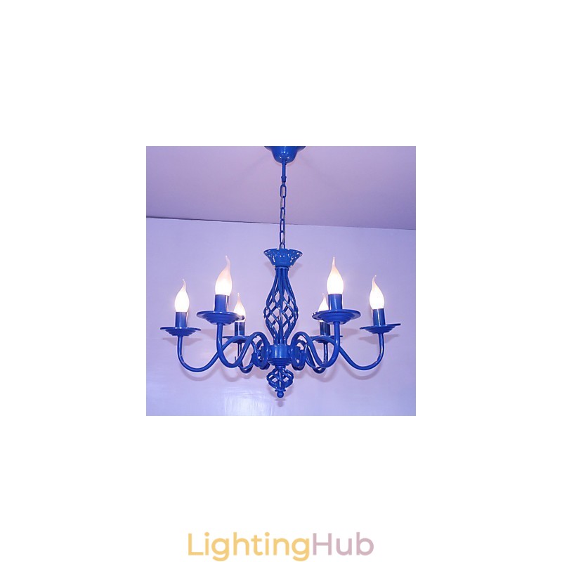 Artistic Chic & Modern Others Feature for Candle Style Metal Indoors 6 Bulbs Chandelier