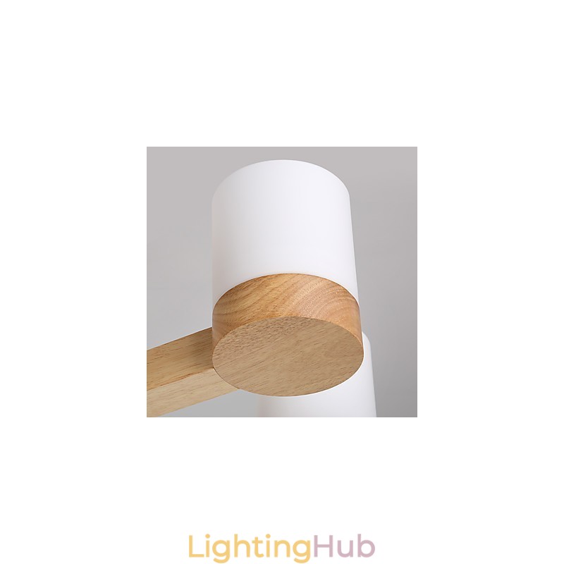 3 Lights Chandelier Modern Contemporary Traditional Classic Vintage Country Wood Feature for Wood