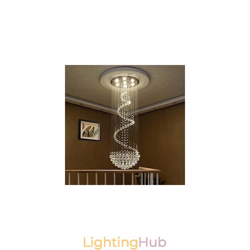 Modern Crystal Ceiling Chandelier Lights Indoor Pendant Lamp Deco Lighting Fixtures