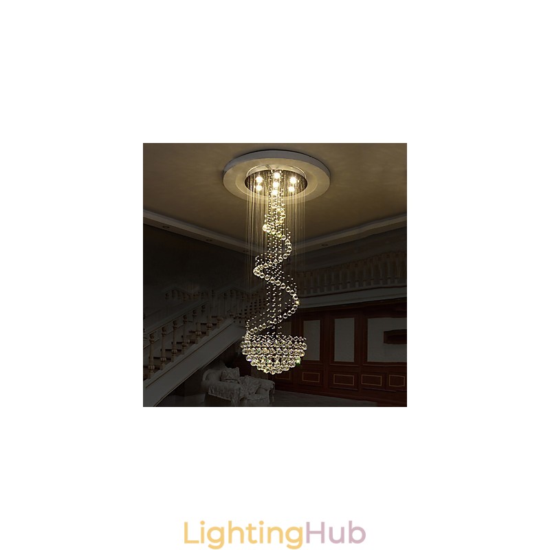Modern Crystal Ceiling Chandelier Lights Indoor Pendant Lamp Deco Lighting Fixtures