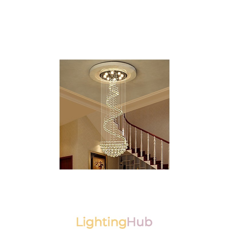 Modern Crystal Ceiling Chandelier Lights Indoor Pendant Lamp Deco Lighting Fixtures
