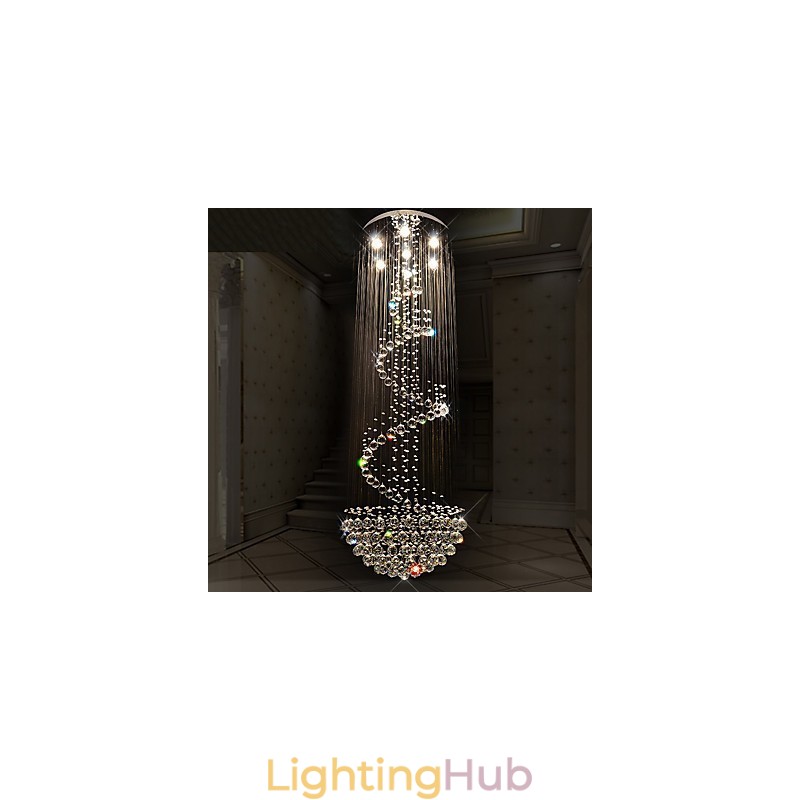 Modern Crystal Ceiling Chandelier Lights Indoor Pendant Lamp Deco Lighting Fixtures
