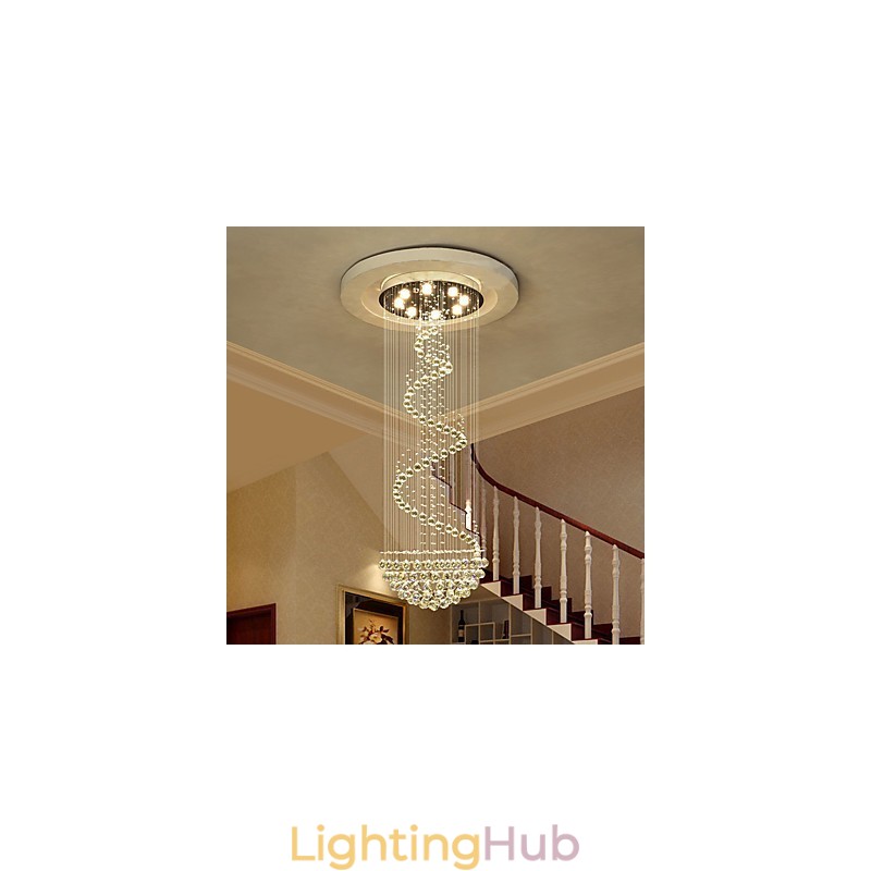 Modern Crystal Ceiling Chandelier Lights Indoor Pendant Lamp Deco Lighting Fixtures