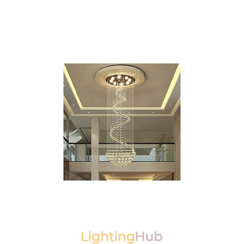 Modern Crystal Ceiling Chandelier Lights Indoor Pendant Lamp Deco Lighting Fixtures