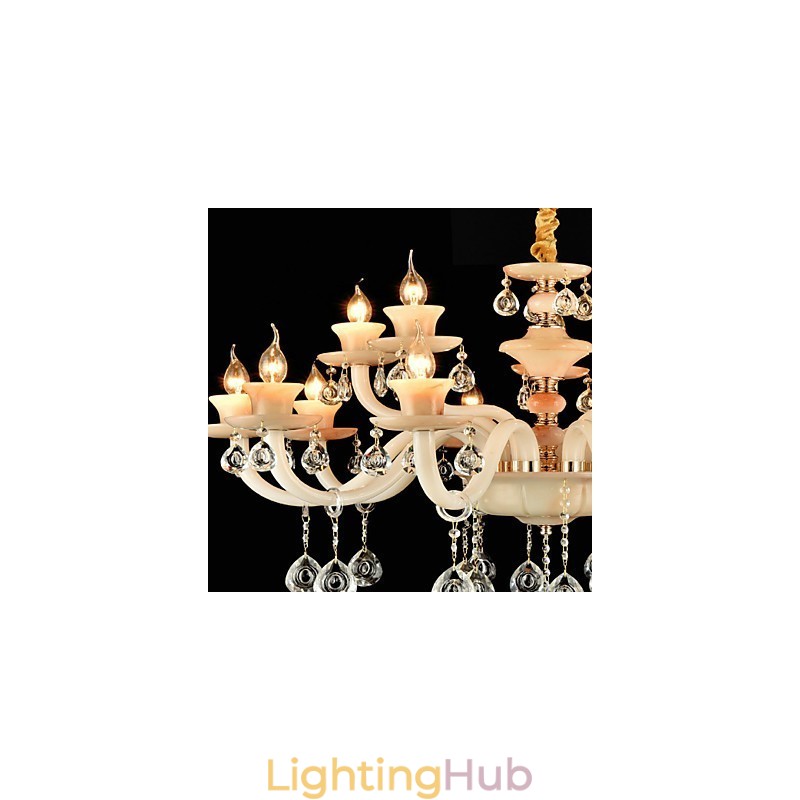 Modern Contemporary Traditional Classic Electroplated Feature for Crystal Mini Style MetalDining Chandelier