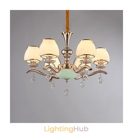 Chandelier Modern Contemporary Electroplated Feature for Crystal Metal Chandelier Modern Contemporary Electroplated Feature for Crystal Metal