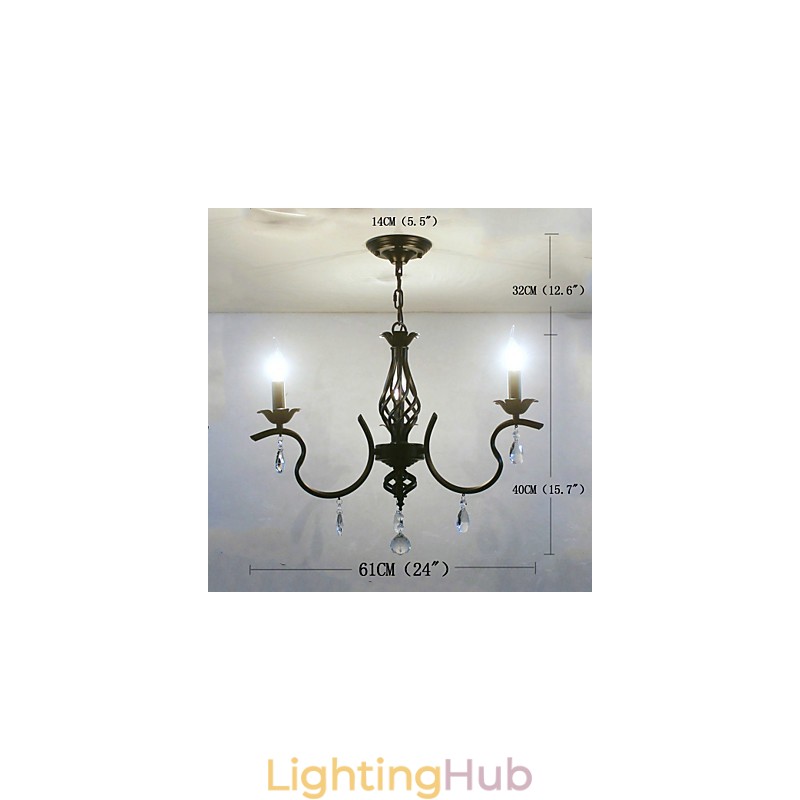 European Style Crystal Chandelier Small Chandelier Simple Creative Lamps