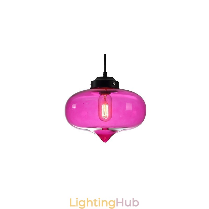Bubble Design Pendant 1 Light Minimalist Iron Painting