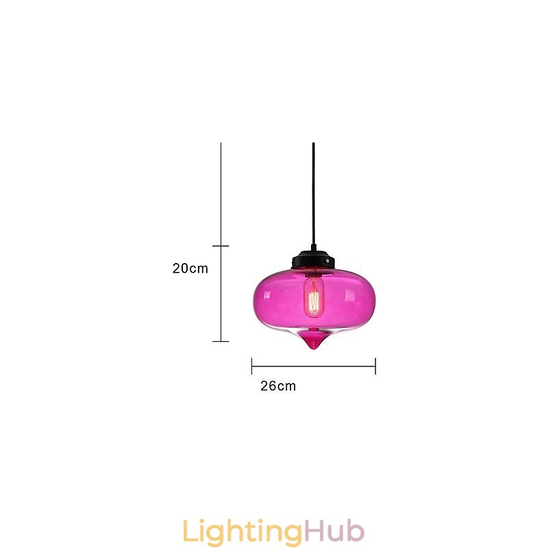 Bubble Design Pendant 1 Light Minimalist Iron Painting