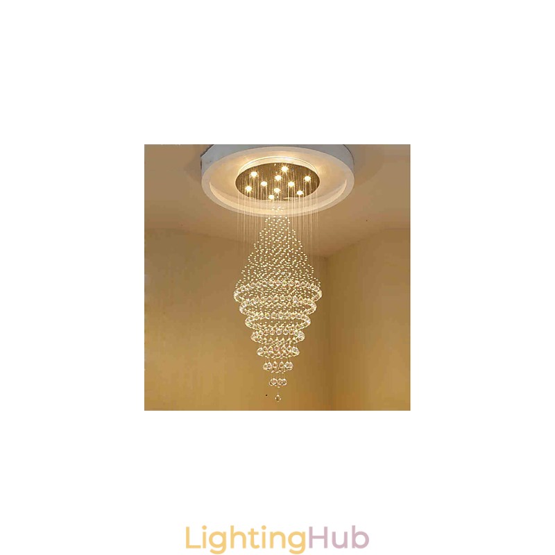 Contemporary Crystal Ceiling Pendant Light Modern Chandelier Home Hanging Lighting Chandelier Lamps Fixtures