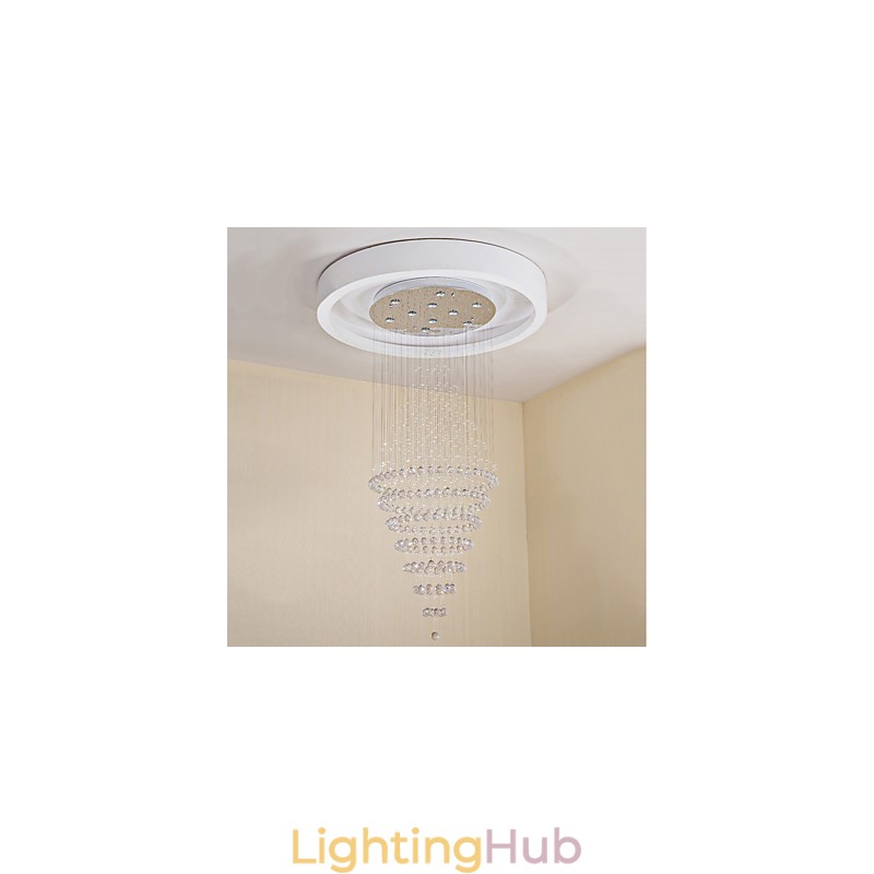 Contemporary Crystal Ceiling Pendant Light Modern Chandelier Home Hanging Lighting Chandelier Lamps Fixtures