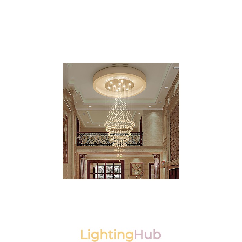 Contemporary Crystal Ceiling Pendant Light Modern Chandelier Home Hanging Lighting Chandelier Lamps Fixtures