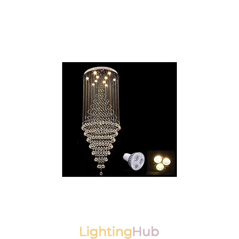 Contemporary Crystal Ceiling Pendant Light Modern Chandelier Home Hanging Lighting Chandelier Lamps Fixtures