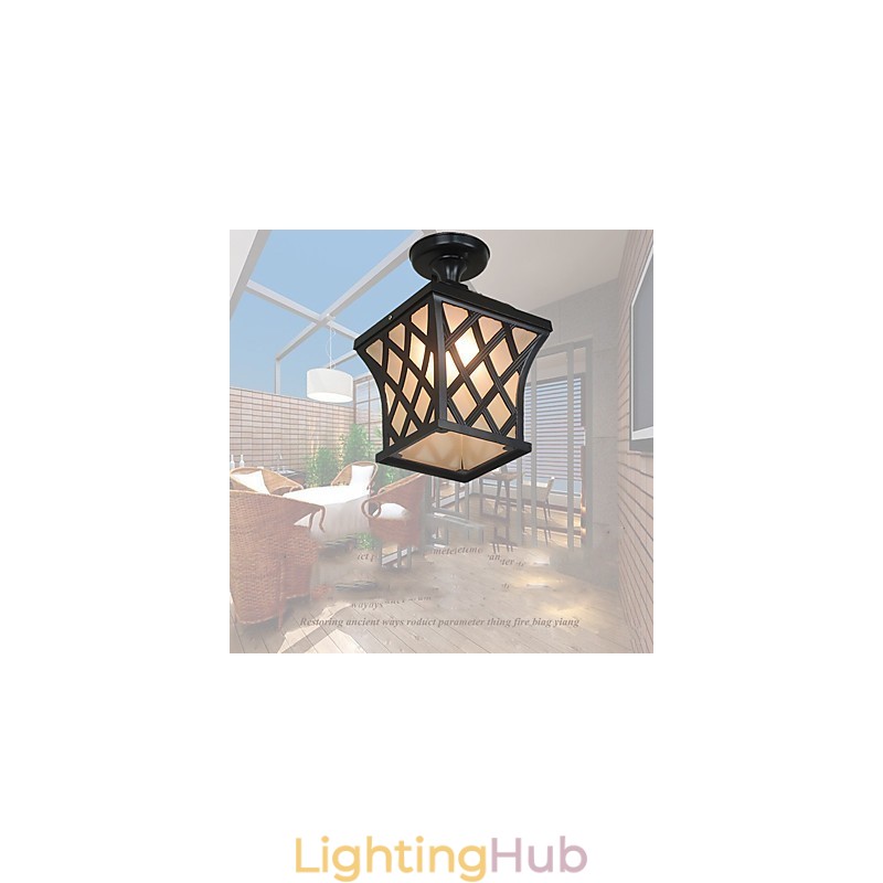 Rural Lamp American Garden Patio Door Outdoor Waterproof Grape Droplight