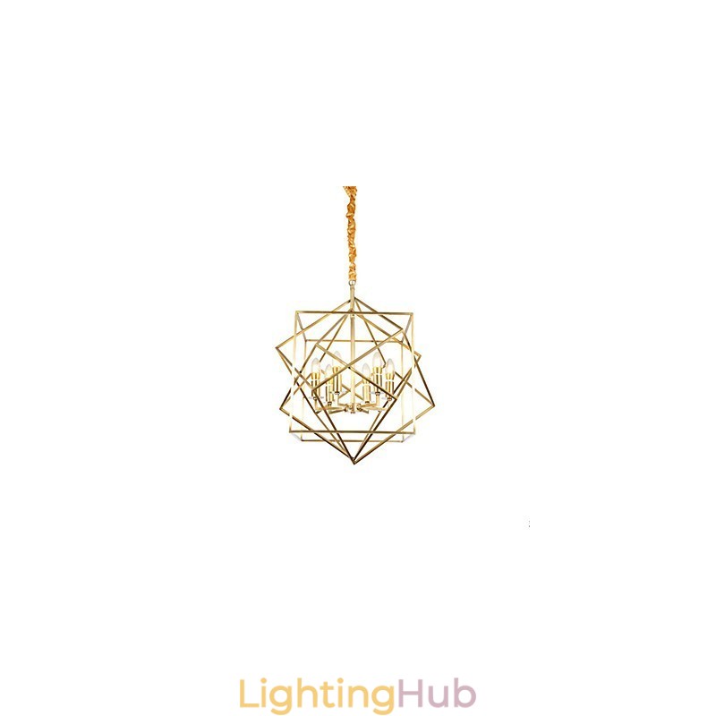 Lantern Brass Feature for Designers Metal Chandelier