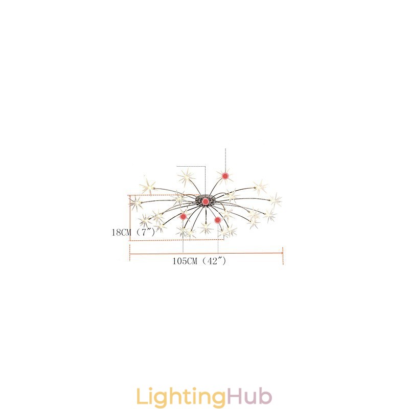 Modern Contemporary Chrome Feature for Mini Style Designers Metal Kids Chandelier