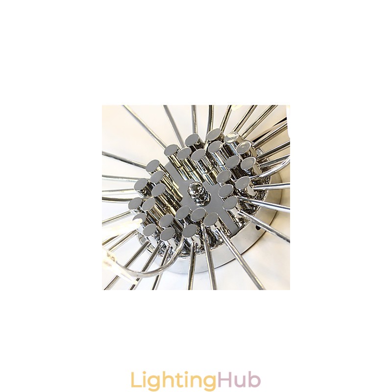 Modern Contemporary Chrome Feature for Mini Style Designers Metal Kids Chandelier