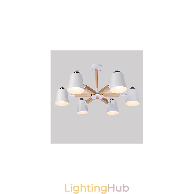 Vintage Painting Feature for Metal Chandelier