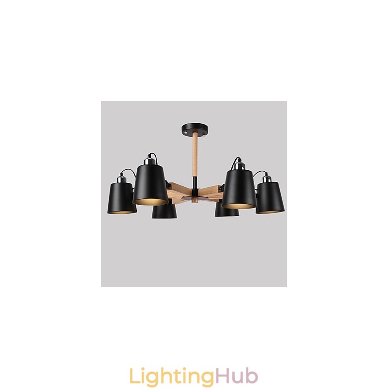Vintage Painting Feature for Metal Chandelier