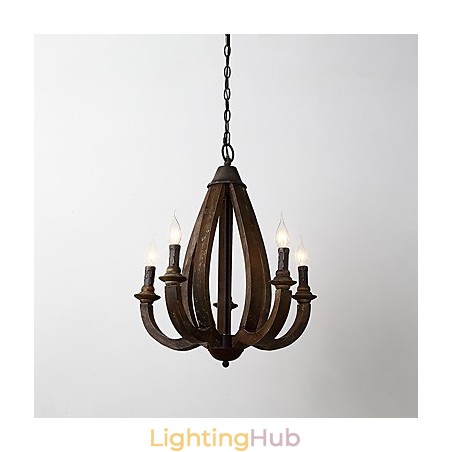 Vintage Painting Feature Mini Style Wood Bamboo Chandelier Lamp the Decorate Pendant Lamp Vintage Painting Feature Mini Style Wood Bamboo Chandelier Lamp the Decorate Pendant Lamp