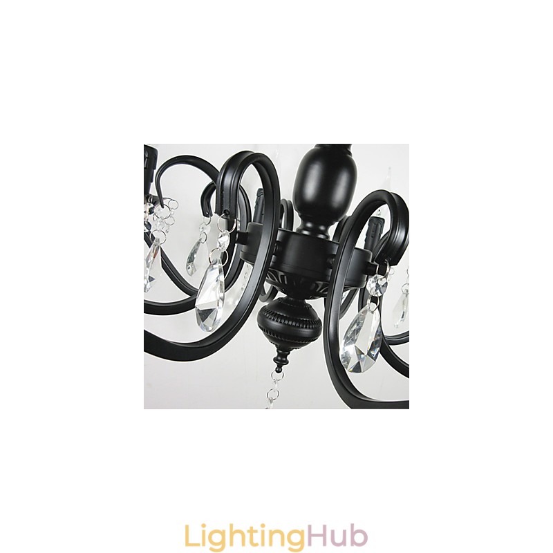 Crystal Chandelier European Style Wrought Iron Lamp Creative Candle Lamps And Lanterns