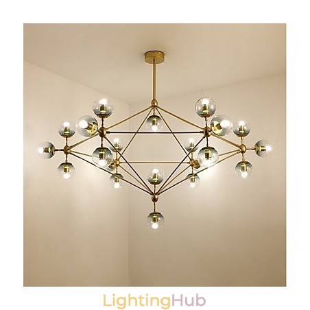 Twenty_one Light Post Modern Europe Style Modo Metal Glass Pendant Lamp the Foyer Decorate Industrial Chandelier Lamp Twenty_one Light Post Modern Europe Style Modo Metal Glass Pendant Lamp the Foyer Decorate Industrial Chandelier Lamp