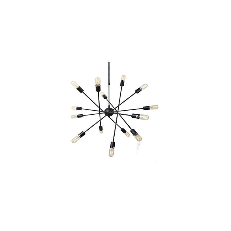 Rustic Lodge Painting Feature for Designers Metal Indoor Shops 2 Bulbs Chandelier