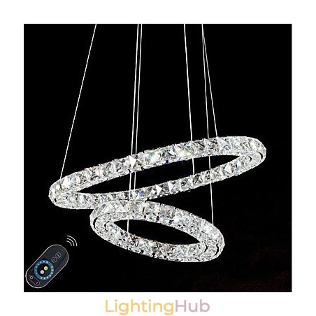 Crystal Chandelier Lights Indoor Pendant Light Ceiling Lamp Lighting Fixtures Dimmable with Remote Control Crystal Chandelier Lights Indoor Pendant Light Ceiling Lamp Lighting Fixtures Dimmable with Remote Control