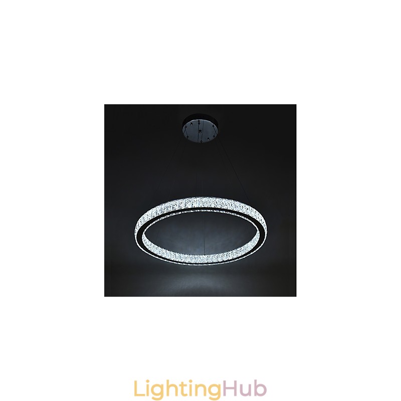 Dimmable Ring Indoo Ceiling Light Pendant Light Modern Chandelier Lighting Chandelier Lamp with Remote Control