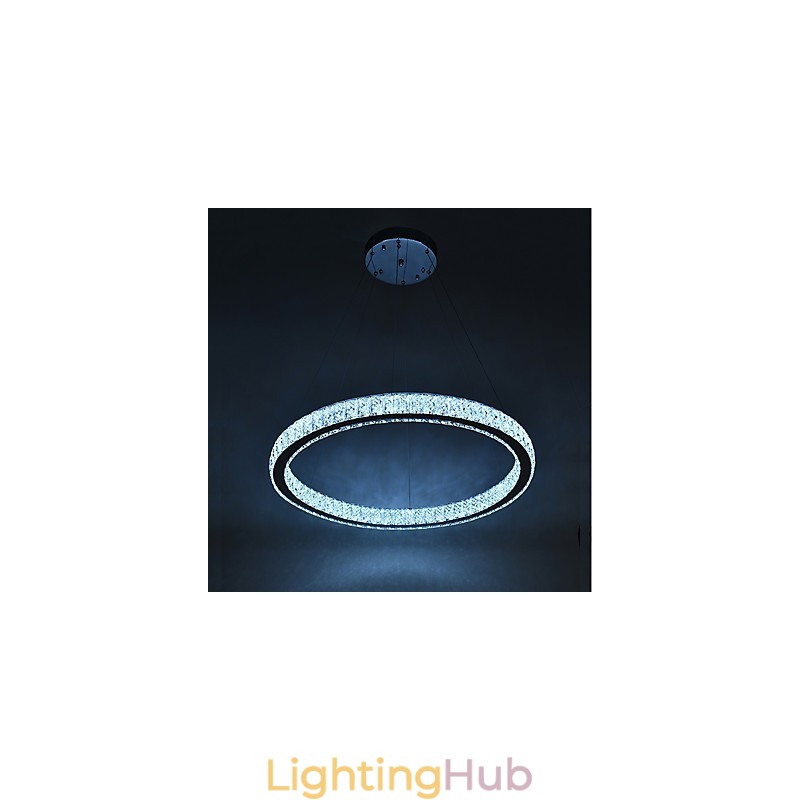 Dimmable Ring Indoo Ceiling Light Pendant Light Modern Chandelier Lighting Chandelier Lamp with Remote Control