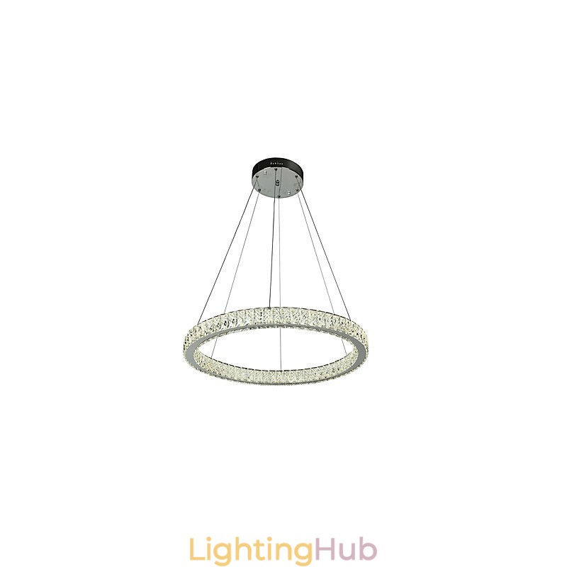 Dimmable Ring Indoo Ceiling Light Pendant Light Modern Chandelier Lighting Chandelier Lamp with Remote Control