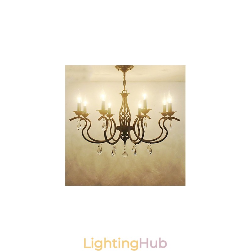 European Style Crystal Chandelier Dining Lights Simple Creative Candles Lamps And Lanterns Novelty Lightig