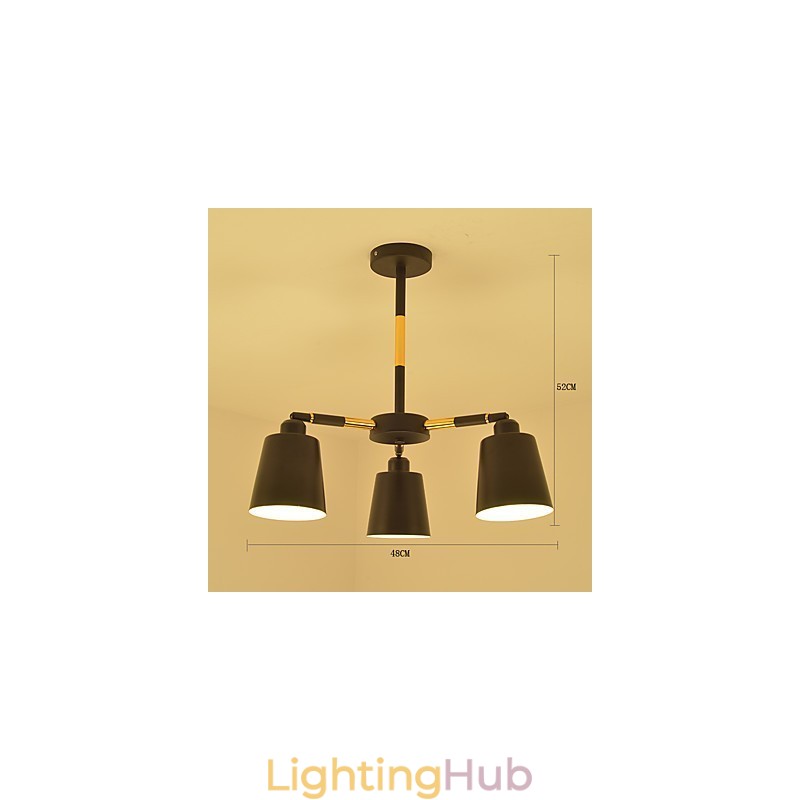 Pendant Light Traditional Classic Painting Feature for Mini Style Wood Bamboo