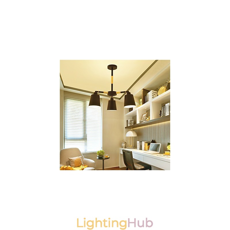Pendant Light Traditional Classic Painting Feature for Mini Style Wood Bamboo