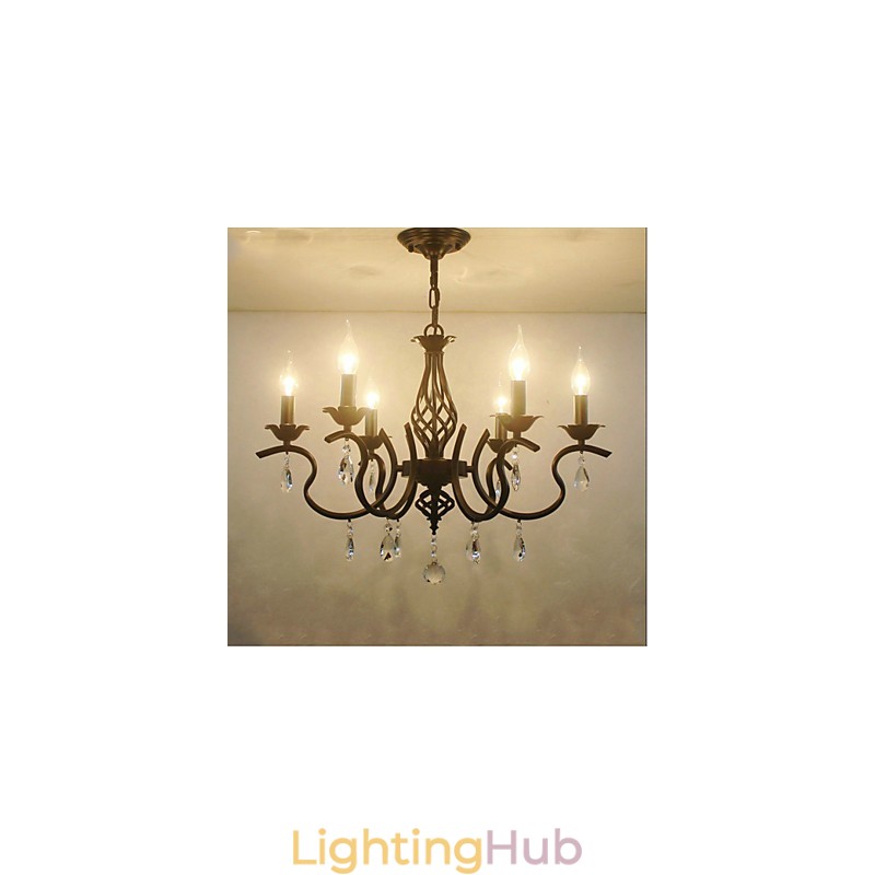 European Style Crystal Chandelier Dining Lights Simple Creative Candles Lamps And Lanterns Novelty Lightig