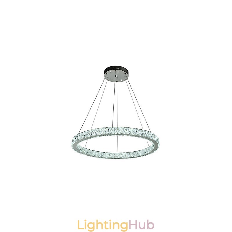 Dimmable Ring Ceiling Light Pendant Light Modern Chandelier Lighting Indoor Lamp with Remote Control
