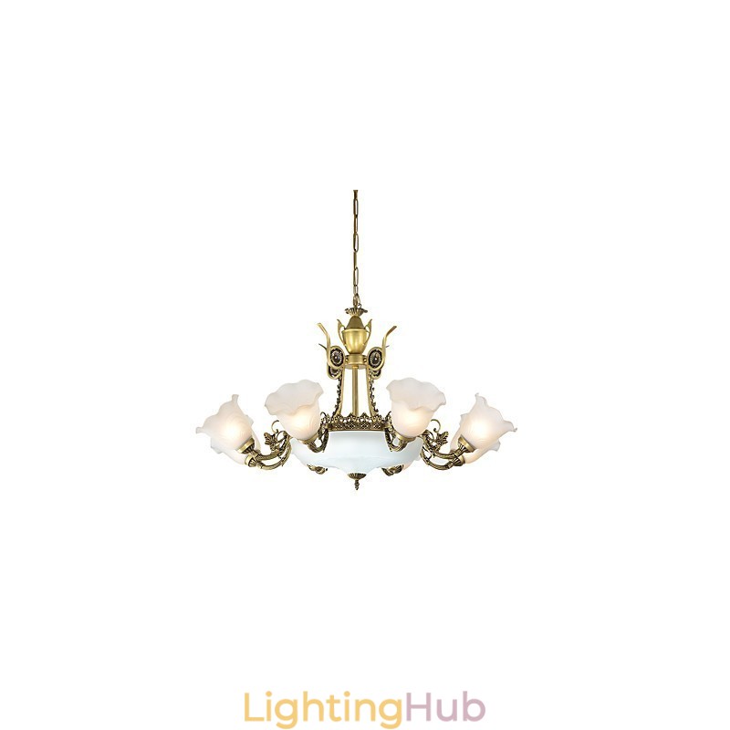 Traditional Classic Painting Feature for Mini Style Metal Chandelier
