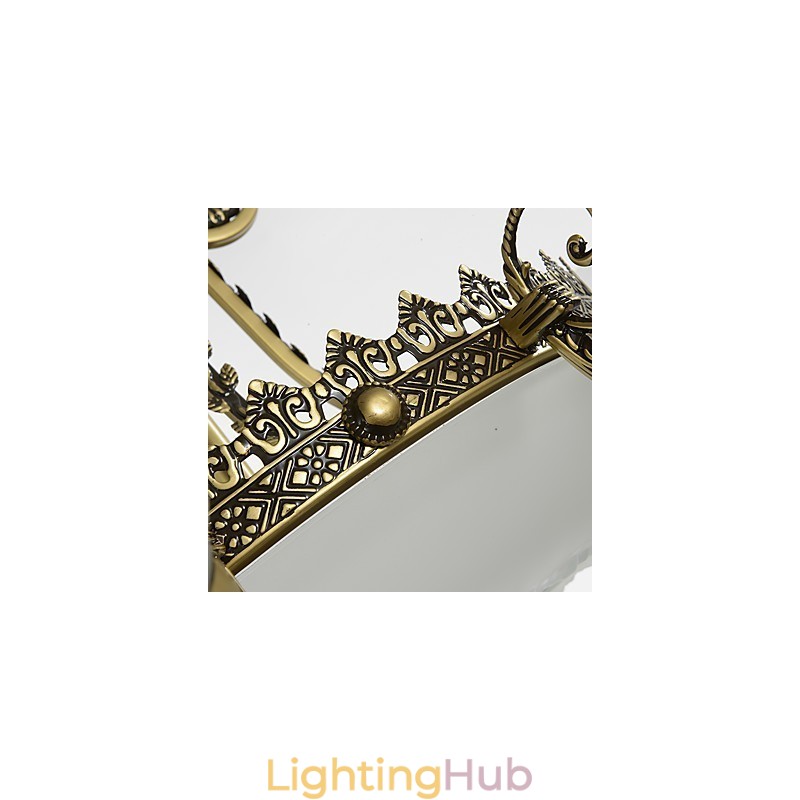 Traditional Classic Painting Feature for Mini Style Metal Chandelier