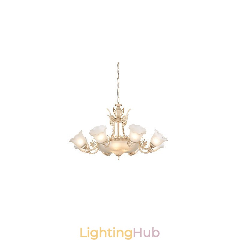 Traditional Classic Painting Feature for Mini Style Metal Chandelier